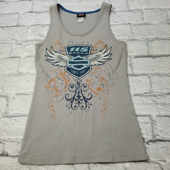 Harley Davidson 115 Year Anniversary Tank Top size Small - Picture 5 of 9